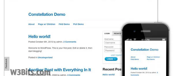 Constellation WordPress Theme