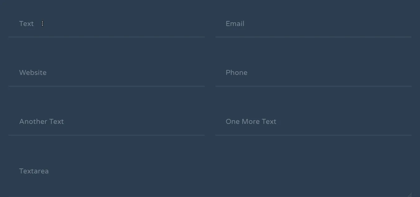 Floating Labels using Pure CSS Pure CSS Floating Labels