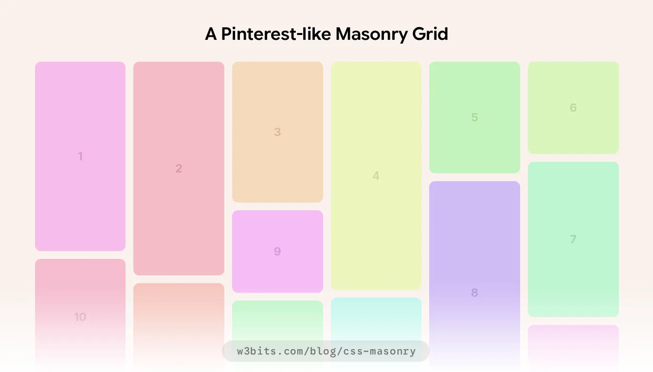 A basic masonry pattern