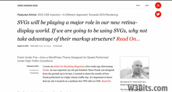 Frank WordPress Theme