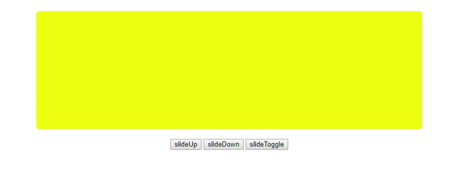 JavaScript SlideToggle