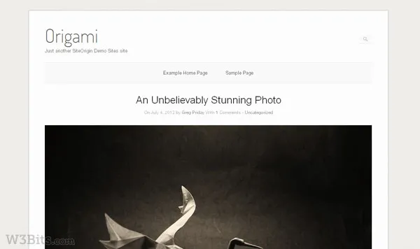 Origami WordPress Theme