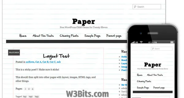 Paper WordPress Theme