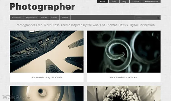 Photographer WordPress Theme