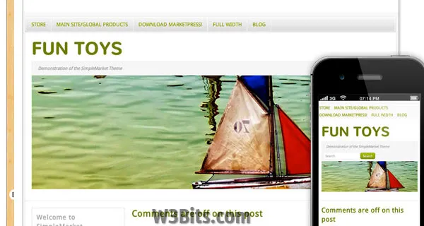 Simple Market WordPress Theme