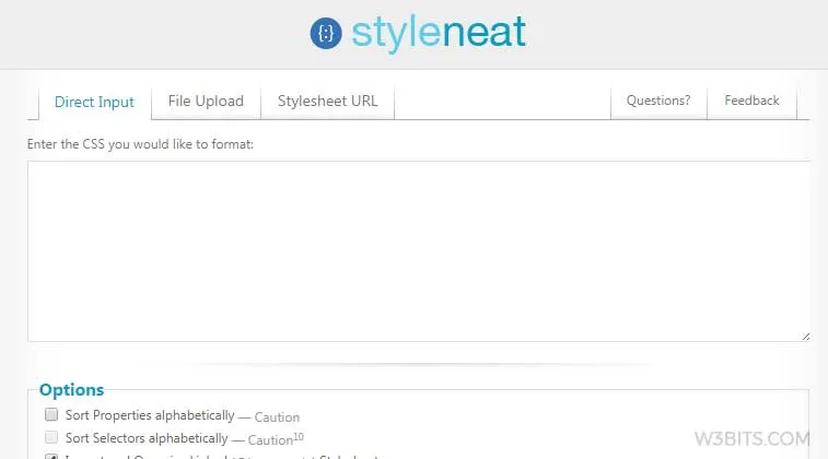 Styleneat CSS Optimizer