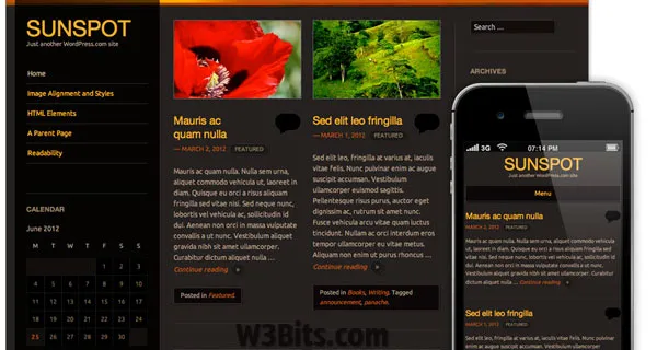 Sunspot WordPress Theme
