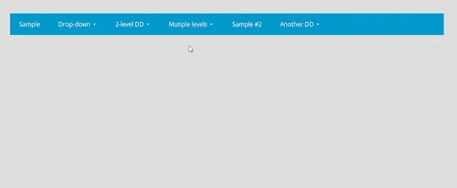 Responsive Touch-friendly CSS drop-down