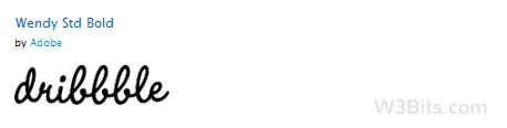 Wendy Std Bold Font Wendy Std Bold Font