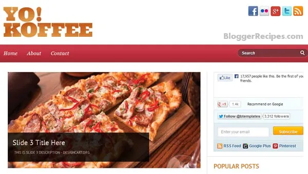 Yo Koffee Blogger Template Yo Koffee Blogger Templates